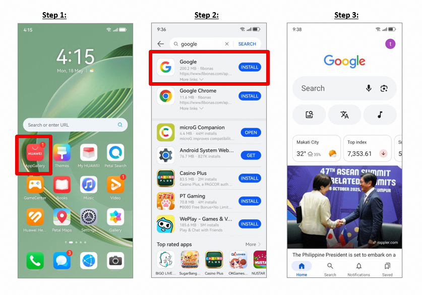 Google Installer for Huawei: Fixes for Apps Abroad